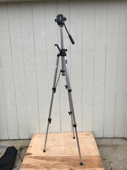 MANFROTTO 3033 PROFESSIONAL TRIPOD & 3126 FLUID HEAD w/ CASE by BOGEN  FREE SHIP
