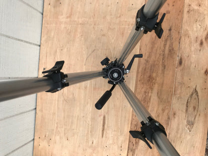 MANFROTTO 3033 PROFESSIONAL TRIPOD & 3126 FLUID HEAD w/ CASE by BOGEN  FREE SHIP