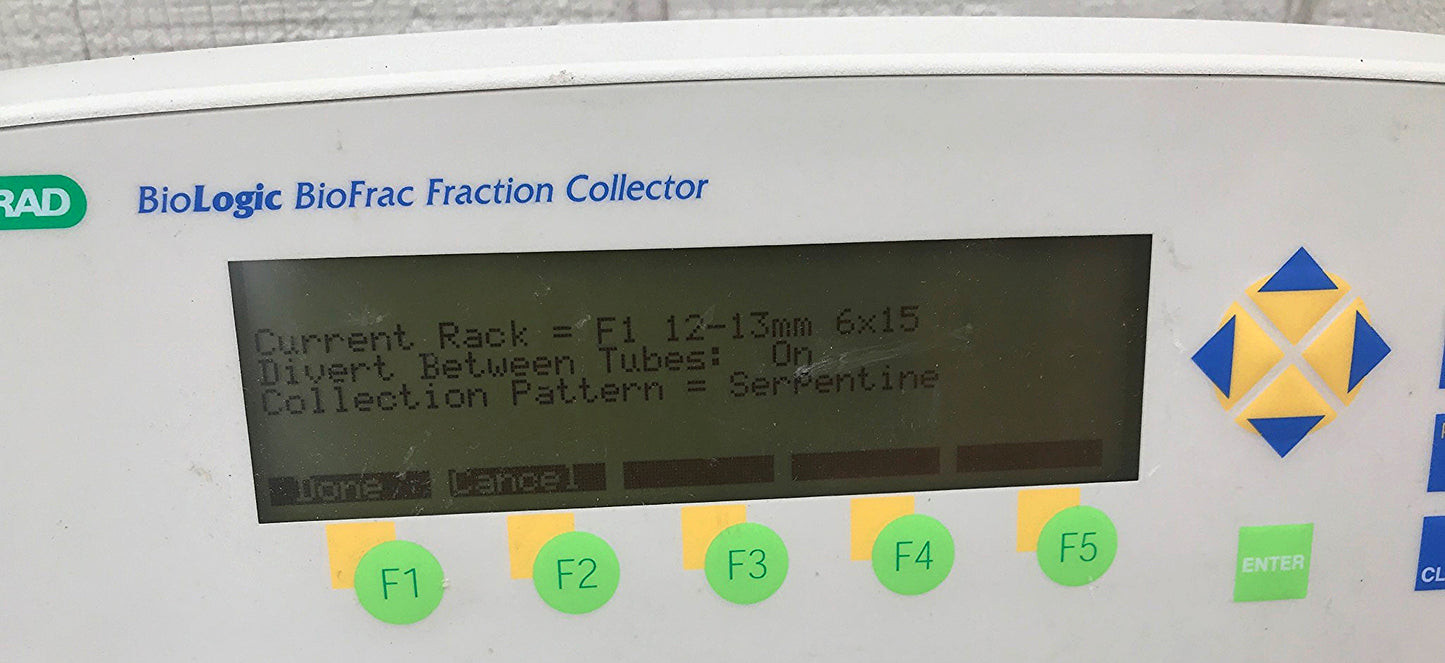 BIO RAD BIOLOGIC BIOFRAC FRACTION COLLECTOR WARRANTY WATCH VIDEO FREE SHIP