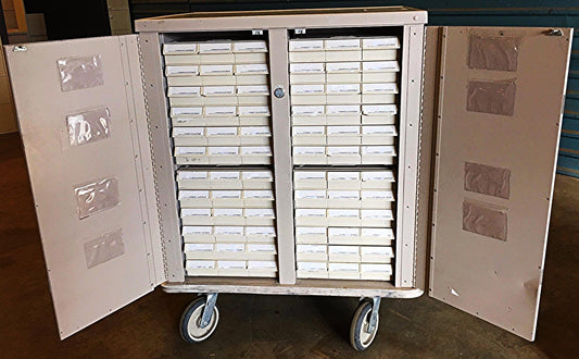 LIONVILLE PHARMACY MEDICINE STORAGE HOSPITAL DISTRIBUTION CRASH CART FREESHIPING