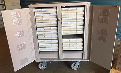 LIONVILLE PHARMACY MEDICINE STORAGE HOSPITAL DISTRIBUTION CRASH CART FREESHIPING