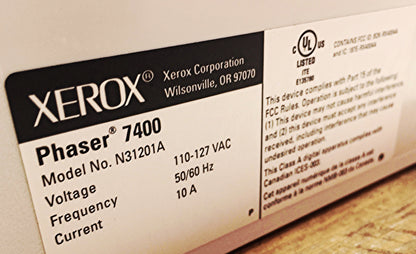 XEROX 7400 PHASER DT Workgroup Laser Printer & TONER Perfect Condition FREESHIP