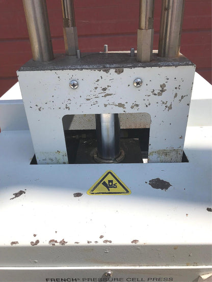 THERMO IEC FA-078A LABORATORY FRENCH PRESSURE CELL PRESS 3000psi WATCH VIDEO