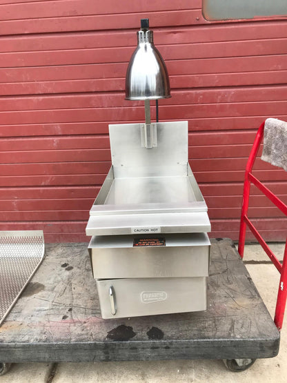 KEATING KEEP KRISP® 14" SALT BAGGING PREP STATION FOOD WARMER 2LCF HEAT LAMPs