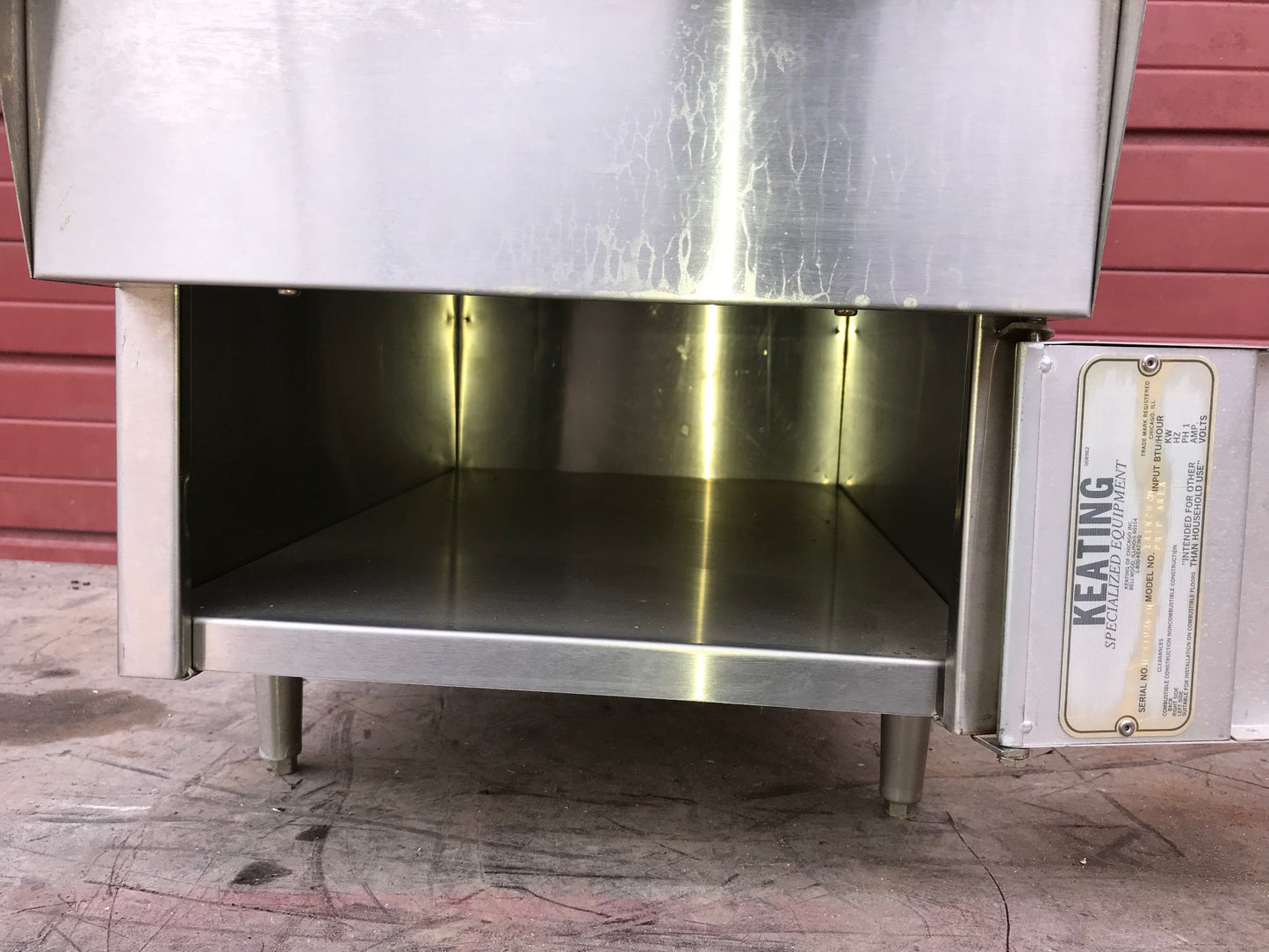 KEATING KEEP KRISP® 14" SALT BAGGING PREP STATION FOOD WARMER 2LCF HEAT LAMPs