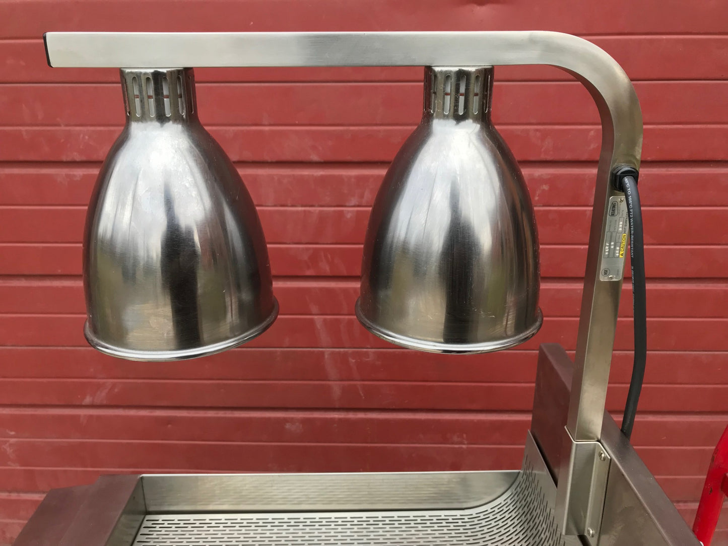 KEATING KEEP KRISP® 14" SALT BAGGING PREP STATION FOOD WARMER 2LCF HEAT LAMPs