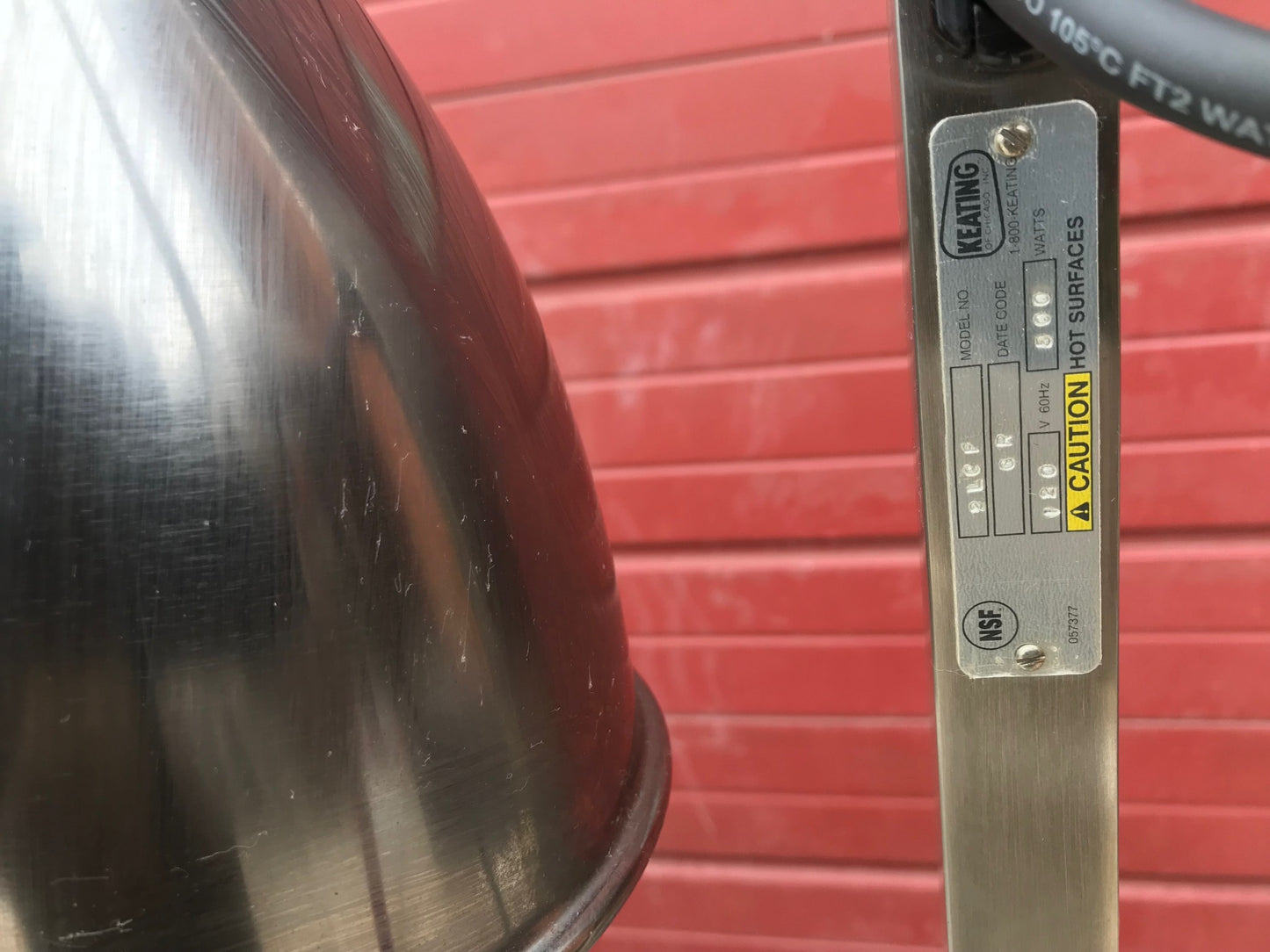 KEATING KEEP KRISP® 14" SALT BAGGING PREP STATION FOOD WARMER 2LCF HEAT LAMPs