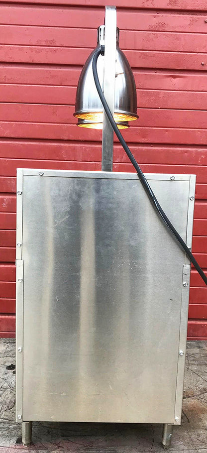 KEATING KEEP KRISP® 14" SALT BAGGING PREP STATION FOOD WARMER 2LCF HEAT LAMPs