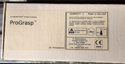 BRANDNEW PROGRASP 10PROCEDURES  ENDOWRIST INSTRUMENT INTUITIVE SURGICAL FREESHIP