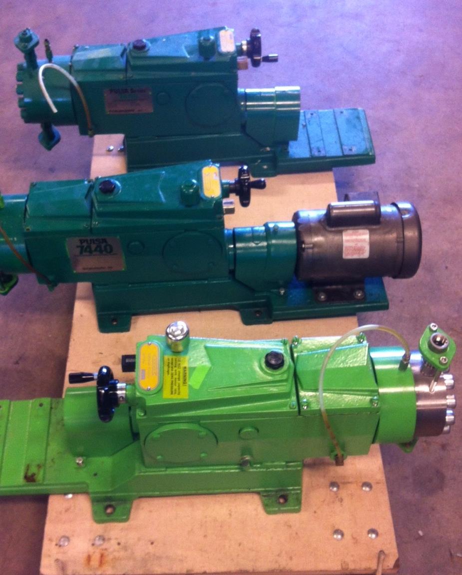 Lot 3 PULSA 7440 SERIES PULSAFEEDER DIAPHRAGM METERING PUMP s