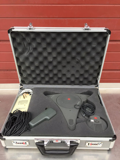 POLYCOM SOUNDSTATION EX H4170C CONFERENCE PHONE & CASE GUARANTEED WORK FREE SHIP