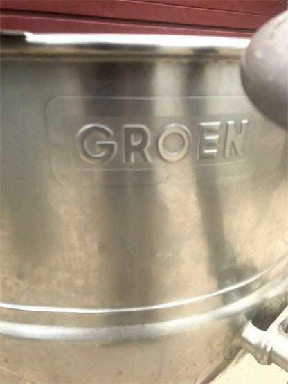GROEN D2-40 MANUAL CRANK TILT 40 GALLON DIRECT STEAM KETTLE FREE BUSINESS SHIP