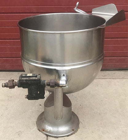 GROEN D2-40 MANUAL CRANK TILT 40 GALLON DIRECT STEAM KETTLE FREE BUSINESS SHIP