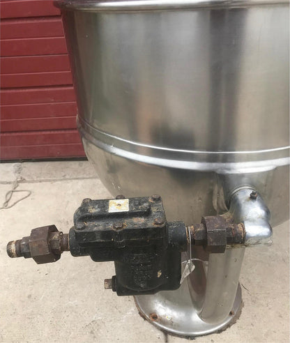 GROEN D2-40 MANUAL CRANK TILT 40 GALLON DIRECT STEAM KETTLE FREE BUSINESS SHIP