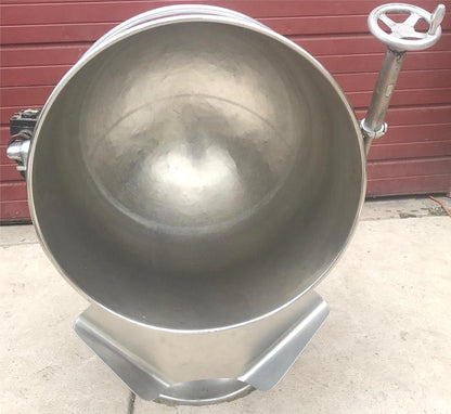 GROEN D2-40 MANUAL CRANK TILT 40 GALLON DIRECT STEAM KETTLE FREE BUSINESS SHIP