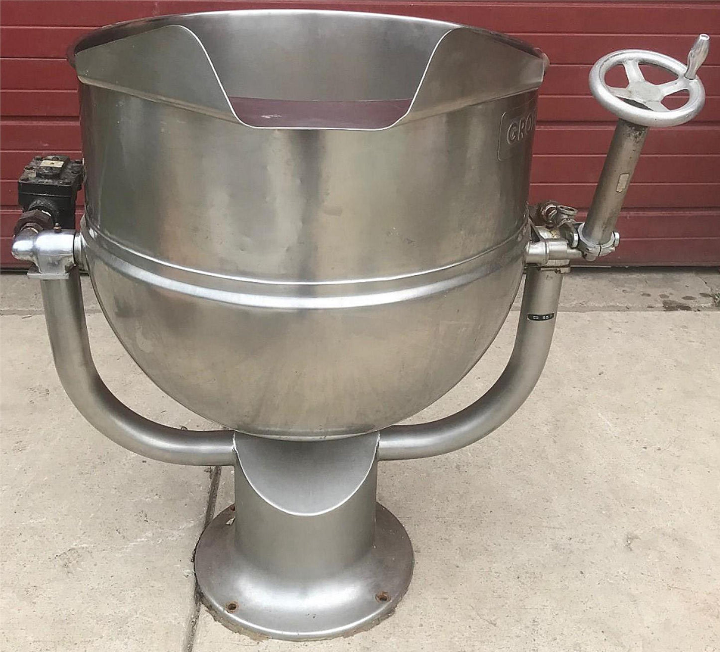 GROEN D2-40 MANUAL CRANK TILT 40 GALLON DIRECT STEAM KETTLE FREE BUSINESS SHIP