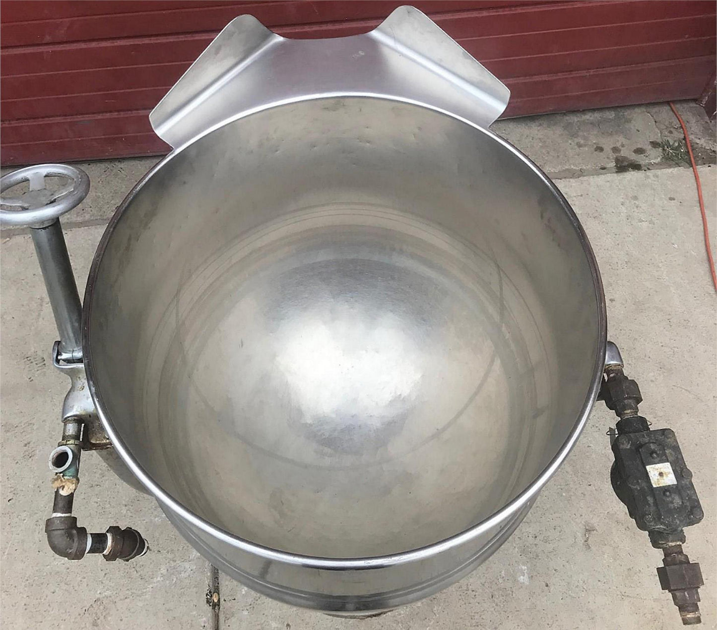 GROEN D2-40 MANUAL CRANK TILT 40 GALLON DIRECT STEAM KETTLE FREE BUSINESS SHIP