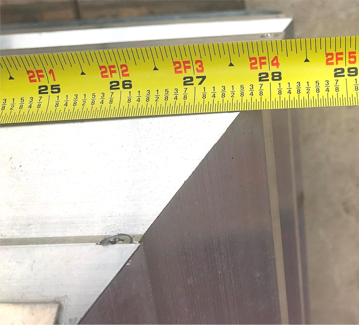 COMMERCIAL EXHAUST VENT 28x25x25 ALUMINUM ROOF MOUNT TIERED NON POWERED FILTERED