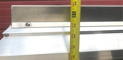 COMMERCIAL EXHAUST VENT 28x25x25 ALUMINUM ROOF MOUNT TIERED NON POWERED FILTERED