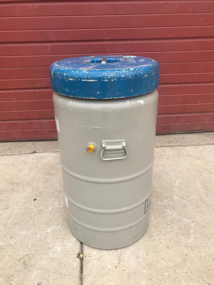 UNION CARBIDE 12 Gallon LR-40 CRYOGENIC REFRIGERATION TANK NO LEAKS 6 CANISTERS