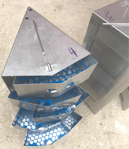 UNION CARBIDE 12 Gallon LR-40 CRYOGENIC REFRIGERATION TANK NO LEAKS 6 CANISTERS