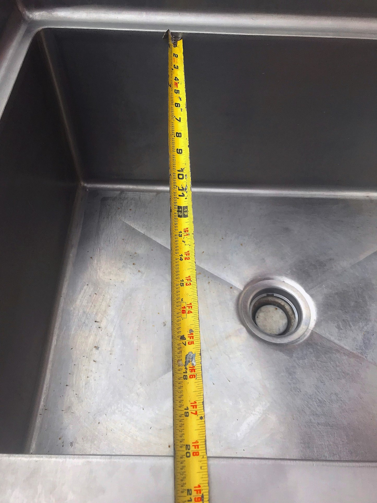 47" X 34" COMMERCIAL SINK & INSINKERATOR SS-500-28 5HP GARBAGE DISPOSAL FREESHIP