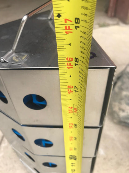 UNION CARBIDE 12 Gallon LR-40 CRYOGENIC REFRIGERATION TANK NO LEAKS 6 CANISTERS