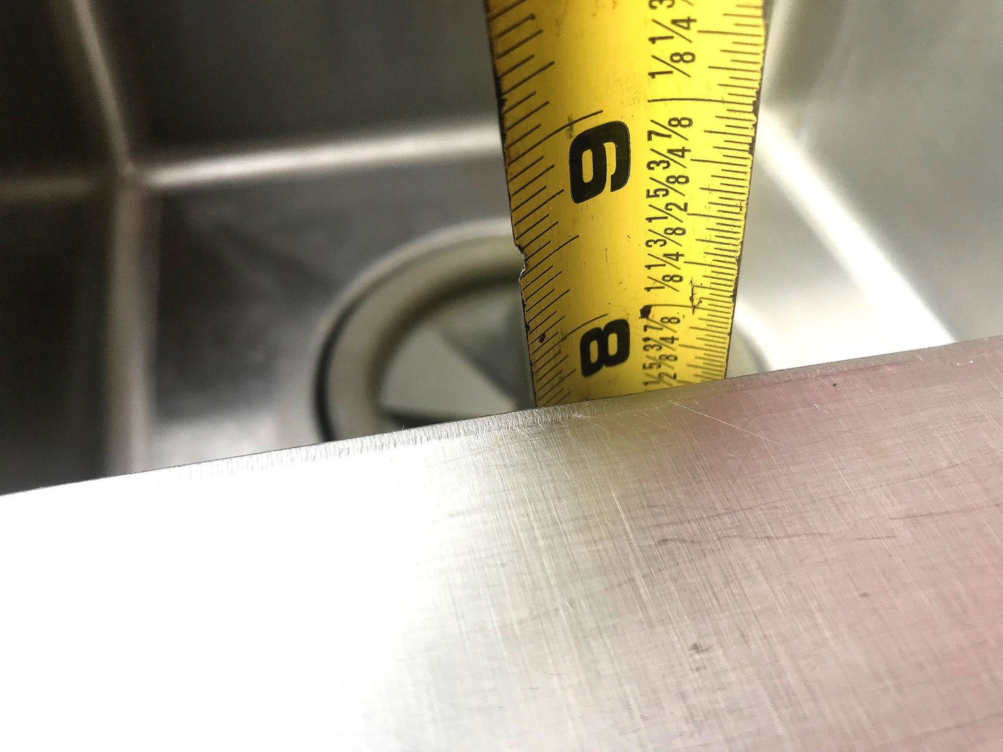 47" X 34" COMMERCIAL SINK & INSINKERATOR SS-500-28 5HP GARBAGE DISPOSAL FREESHIP