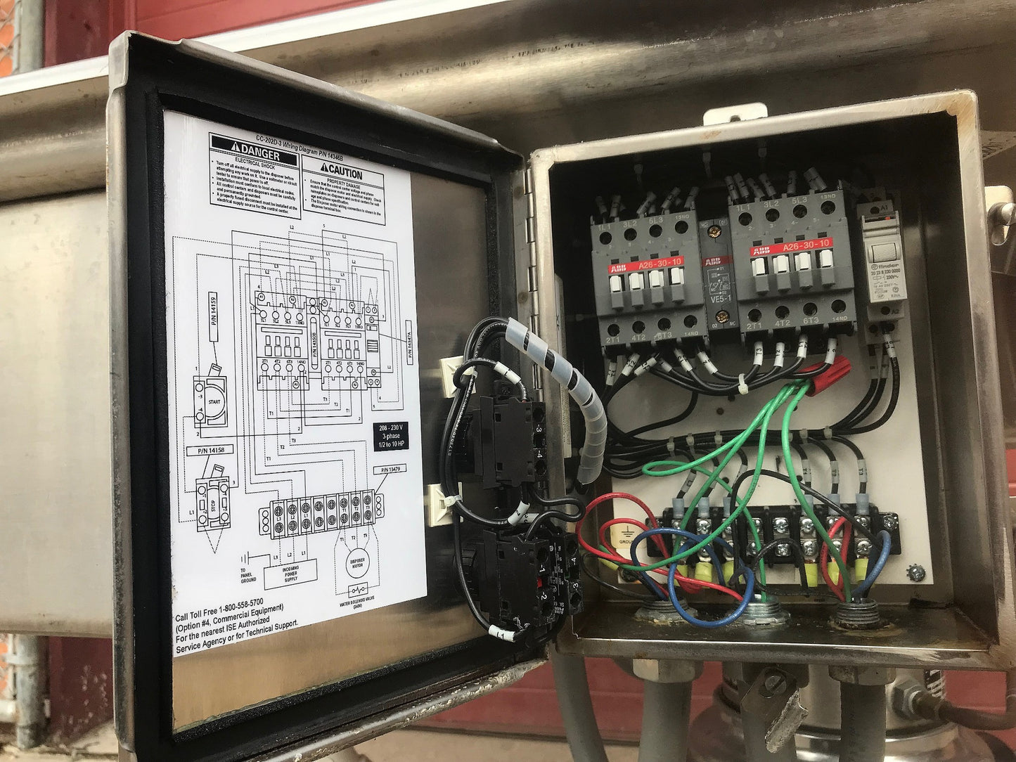 47" X 34" COMMERCIAL SINK & INSINKERATOR SS-500-28 5HP GARBAGE DISPOSAL FREESHIP