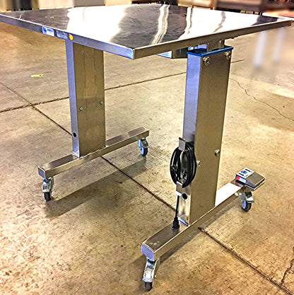 PEDIGO MOTORIZED Instrument Operation Table w/Casters Height Adjustable P-5190-E