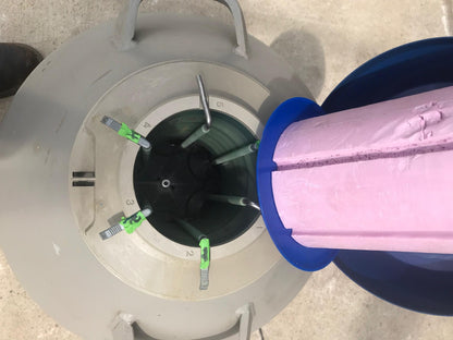 UNION CARBIDE 12 Gallon LR-40CRYOGENIC TANK COMPLETE ALL 6 INSERTS FREE SHIPPING