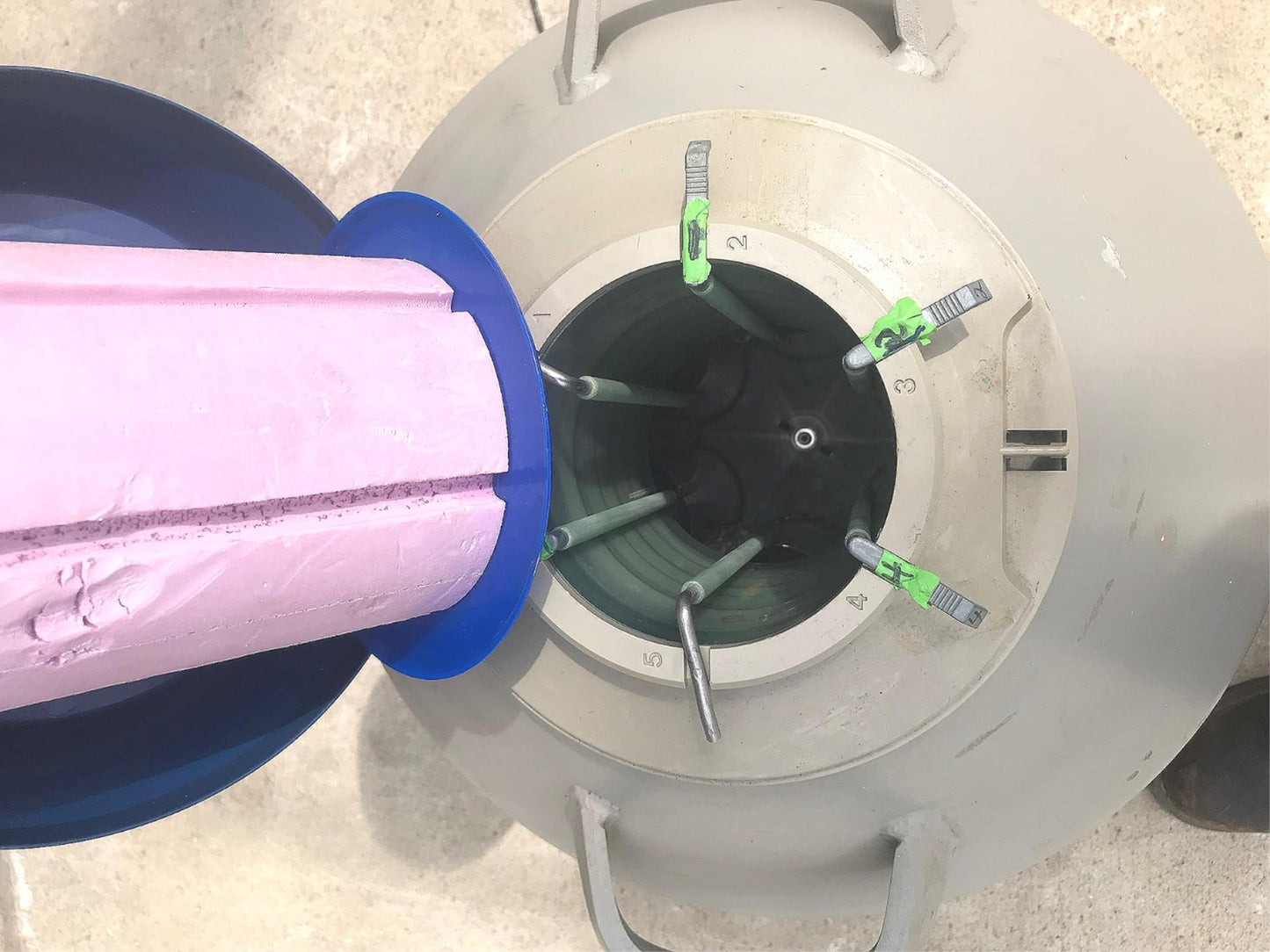 TAYLOR WHARTON UNION CARBIDE 35VHC 35Liter CRYOGENIC TANK 6 INSERTS FREE SHIP