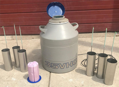 UNION CARBIDE 12 Gallon LR-40CRYOGENIC TANK COMPLETE ALL 6 INSERTS FREE SHIPPING