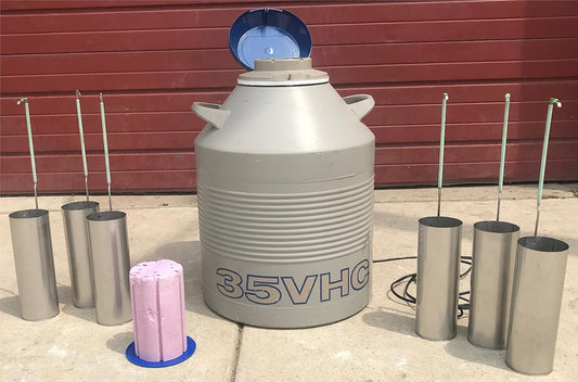 TAYLOR WHARTON UNION CARBIDE 35VHC 35Liter CRYOGENIC TANK 6 INSERTS FREE SHIP