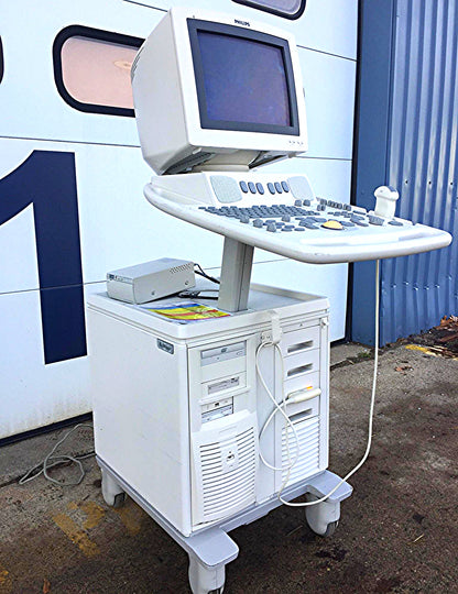 PHILIPS EnVisor C1 M2540A ULTRASOUND SYSTEM C5-2 PROBE & SONY PRINTER / WARRANTY