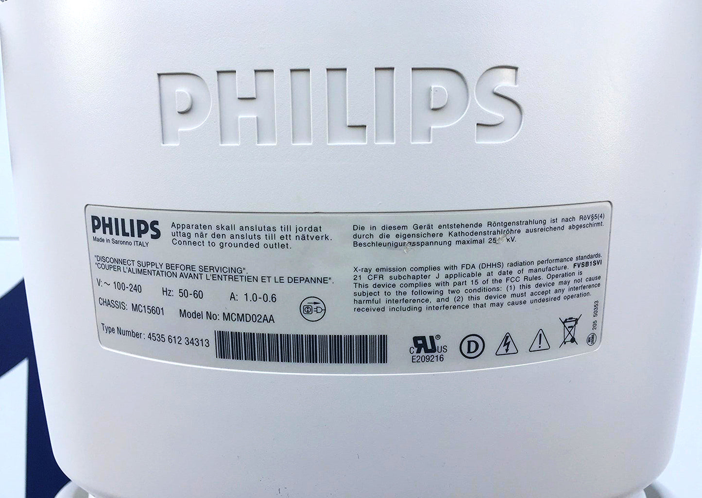 PHILIPS EnVisor C1 M2540A ULTRASOUND SYSTEM C5-2 PROBE & SONY PRINTER / WARRANTY