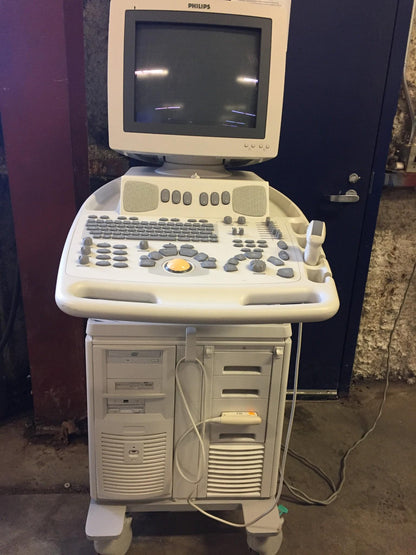 PHILIPS EnVisor C1 M2540A ULTRASOUND SYSTEM C5-2 PROBE & SONY PRINTER / WARRANTY