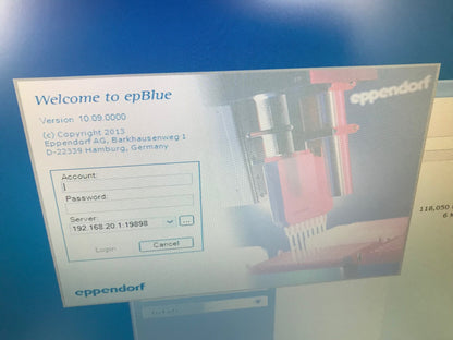 EPPENDORF epMOTION EM5070 SISMATIC IPC627C Liquid Handler w SOFTWARE WATCH VIDEO