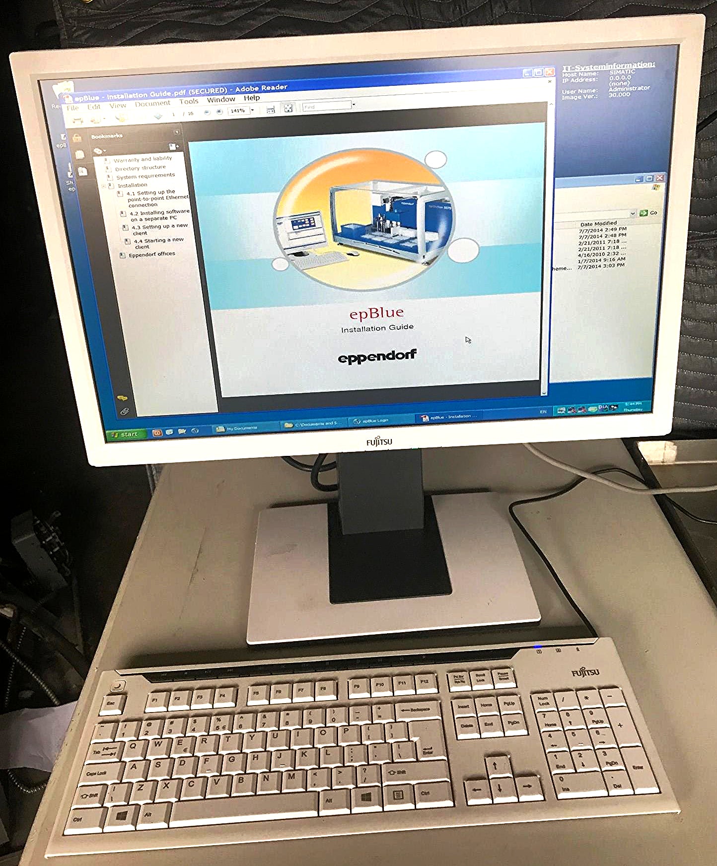 EPPENDORF epMOTION EM5070 SISMATIC IPC627C Liquid Handler w SOFTWARE WATCH VIDEO