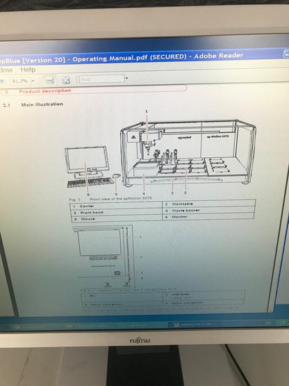 EPPENDORF epMOTION EM5070 SISMATIC IPC627C Liquid Handler w SOFTWARE WATCH VIDEO