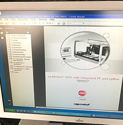 EPPENDORF epMOTION EM5070 SISMATIC IPC627C Liquid Handler w SOFTWARE WATCH VIDEO