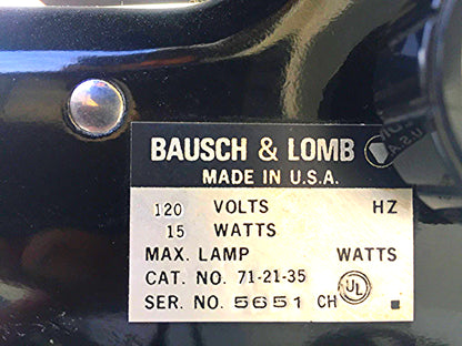 BAUSCH & LOMB CAT71.21.35 DIOPTRIC KERATOMETER SLIT LAMP OPHTHALMOLOGY  FREESHIP