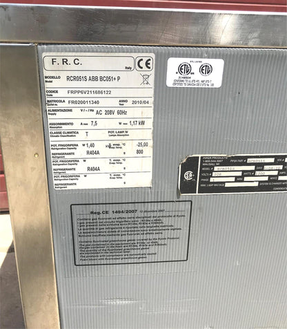 PIPER RCR051S UNDERCOUNTER or BENCHTOP BLAST FREEZER 90DAY WARRANTY FREESHIPPING