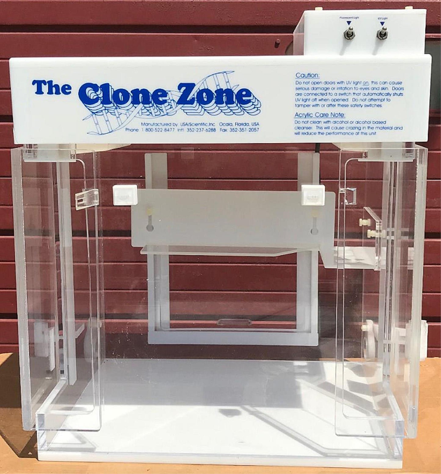 THE CLONE ZONE UV NUCLEIC ACID WORKSTATION FLUORESCENCE STERILIZATION FREE SHIP
