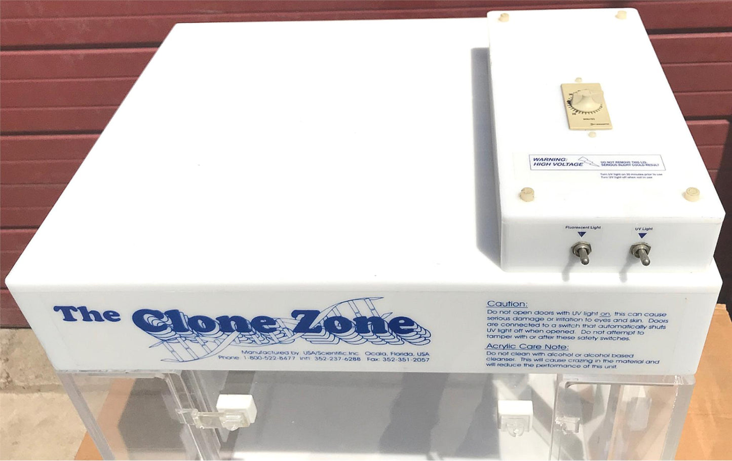 THE CLONE ZONE UV NUCLEIC ACID WORKSTATION FLUORESCENCE STERILIZATION FREE SHIP