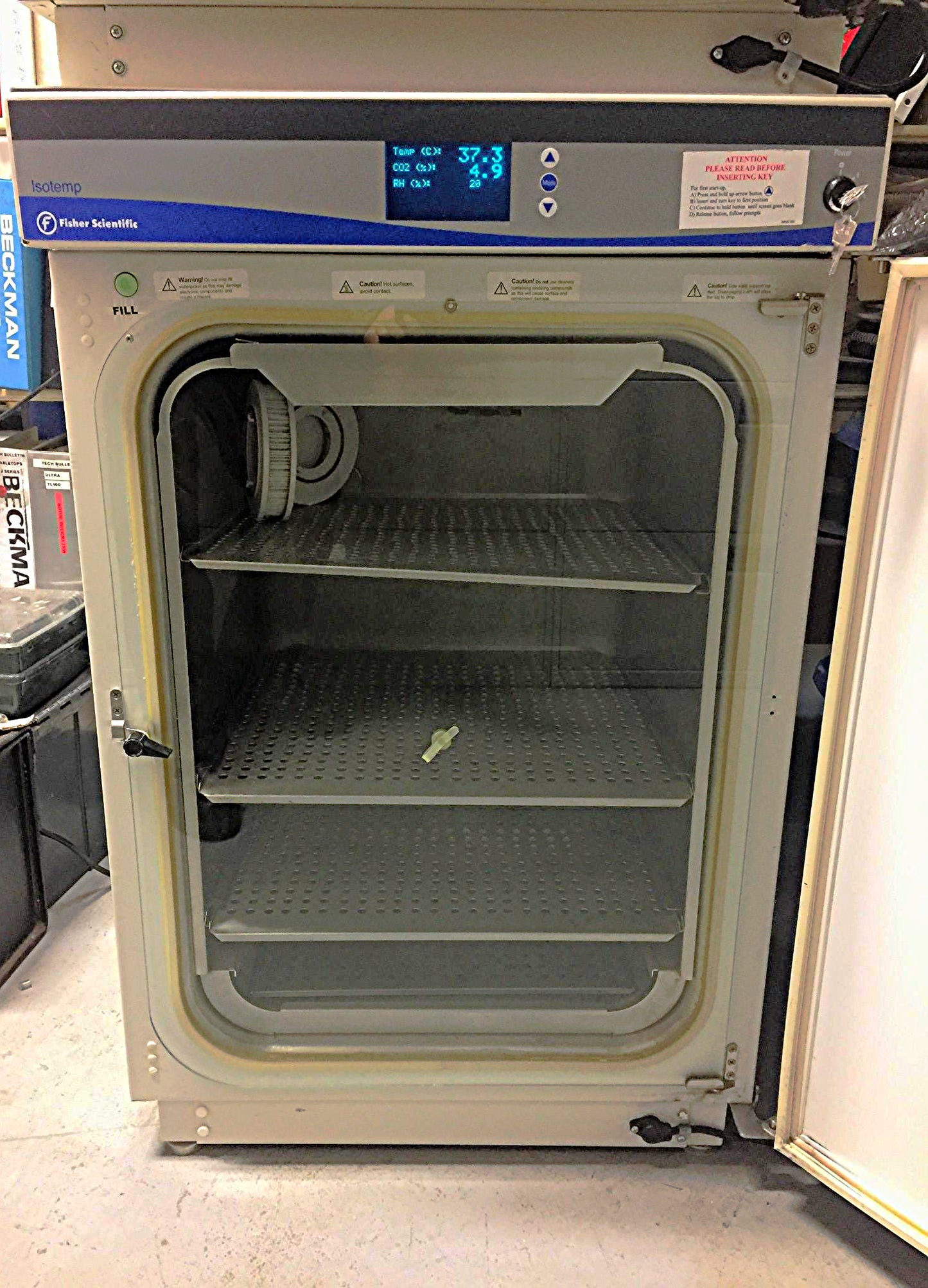 FISHER SCIENTIC ISOTEMP CO2 DOUBLE INCUBATOR 100%GUARANTEED WATCH VIDEO FREESHIP