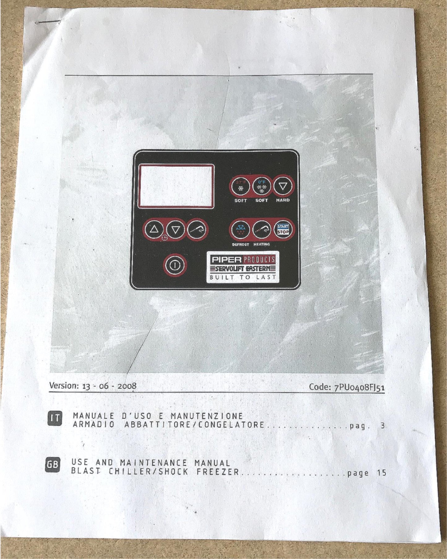 PIPER RCR051S UNDERCOUNTER or BENCHTOP BLAST FREEZER 90DAY WARRANTY FREESHIPPING