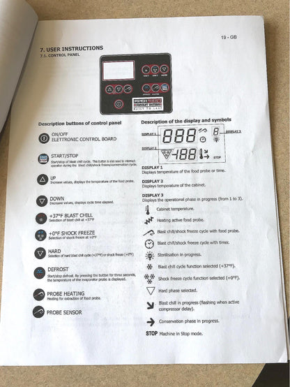PIPER RCR051S UNDERCOUNTER or BENCHTOP BLAST FREEZER 90DAY WARRANTY FREESHIPPING