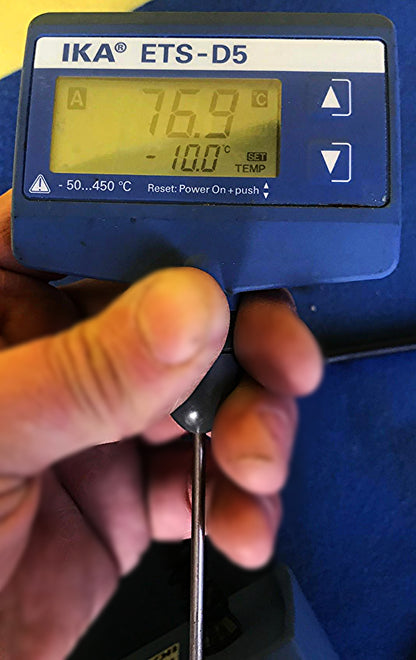 IKA ETS-D5 & RH BASIC KT / C HOT PLATE MAGNETIC STIRRER WATCH VIDEO FREE SHIP