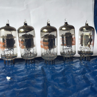 5 VACUUM TUBE TUBES RCA 6AN8A INSIDE ORIGINAL BOXES BOX NEW OLD STOCK BOXSET